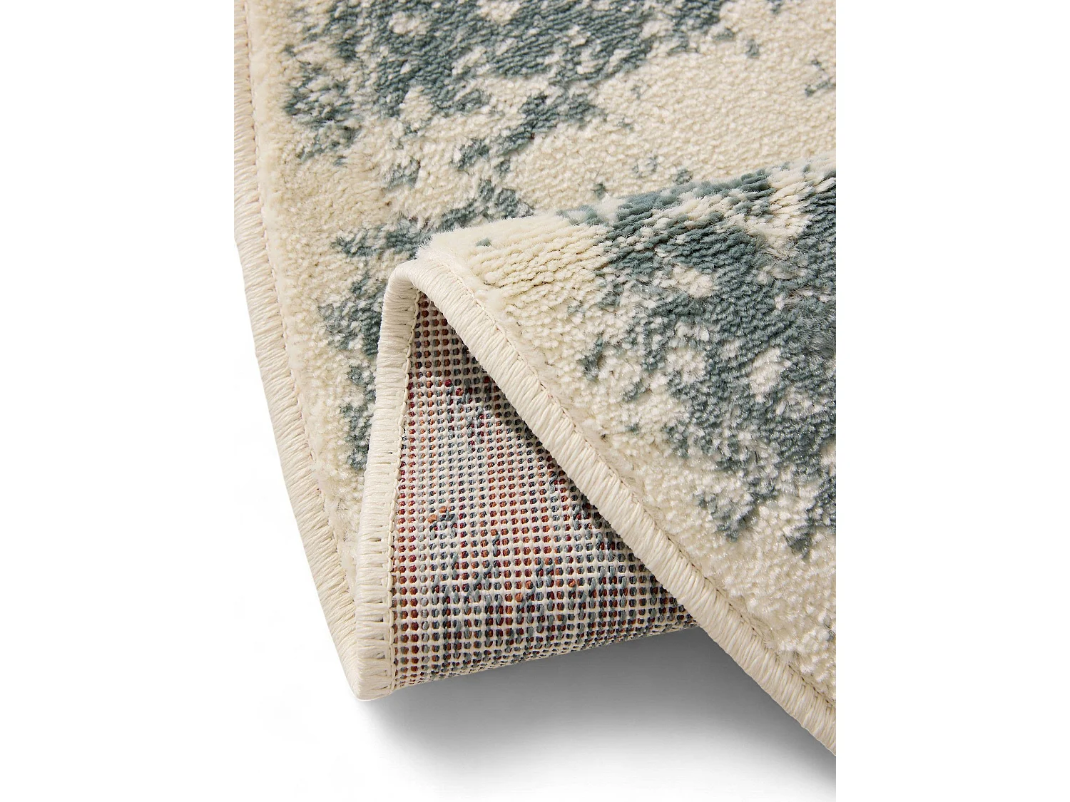 Tapis Suki Crème/Menthe ø 120 cm rond