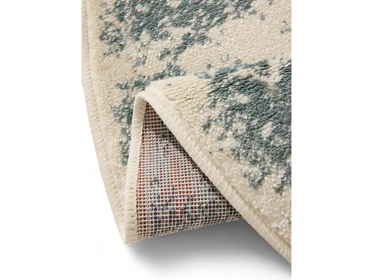 Tapis Suki Crème/Menthe ø 120 cm rond