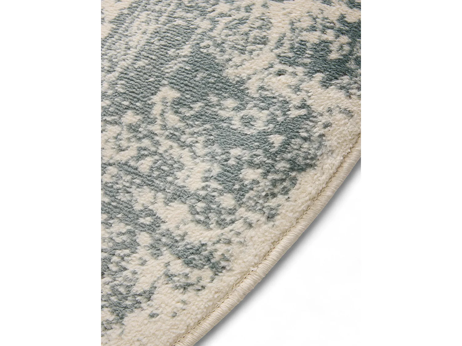 Tapis Suki Crème/Menthe ø 120 cm rond
