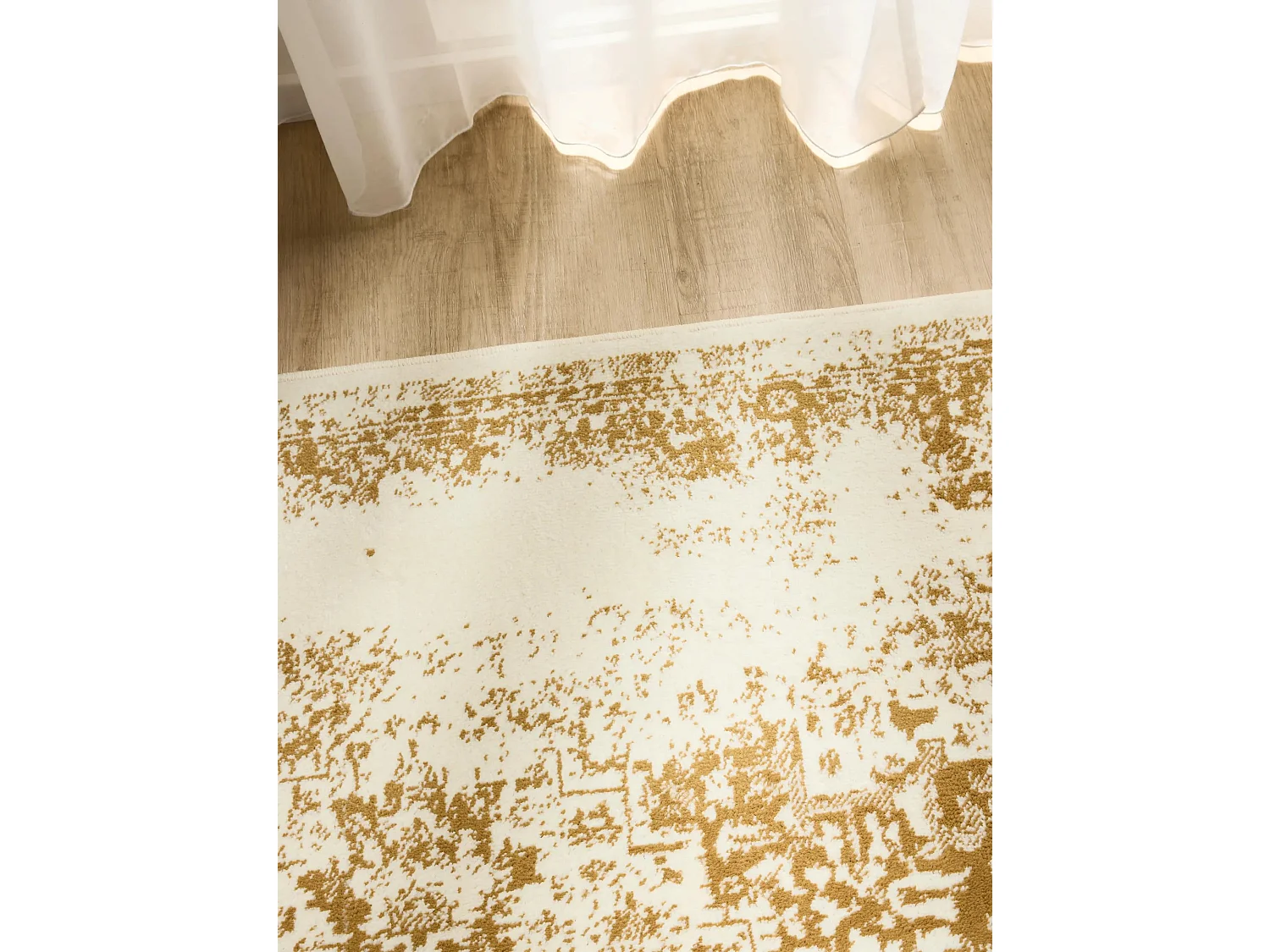 Tapis Suki Crème/Jaune 160x230 cm