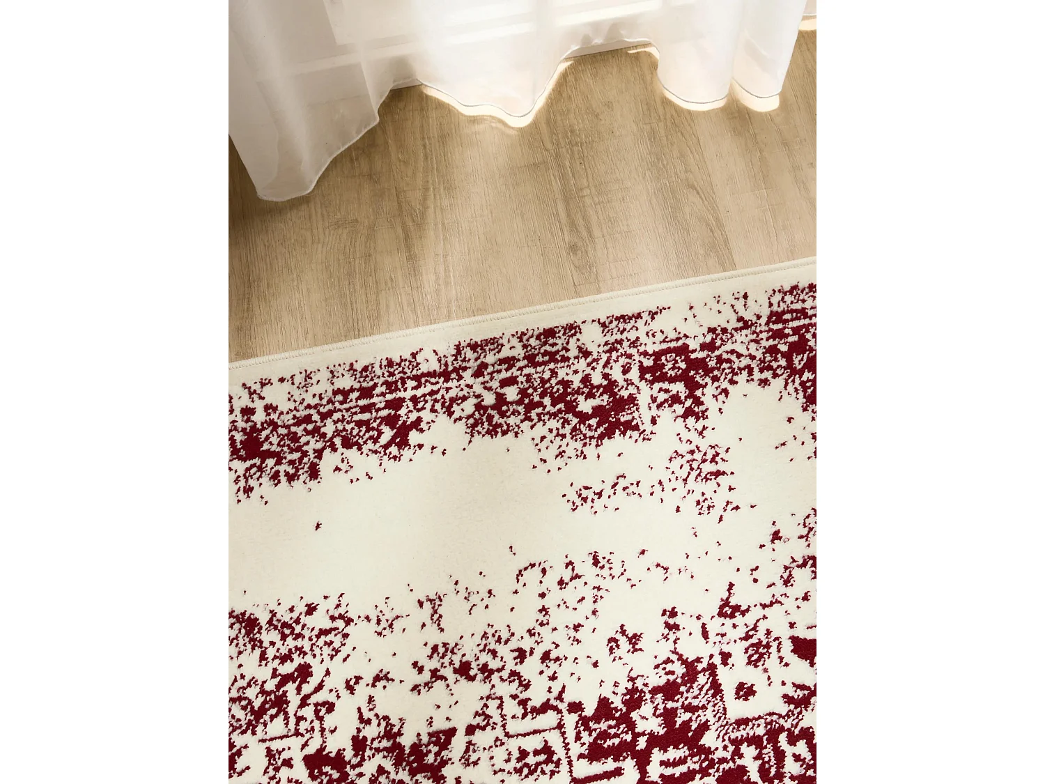 Tapis Suki Crème/Rouge 200x300 cm