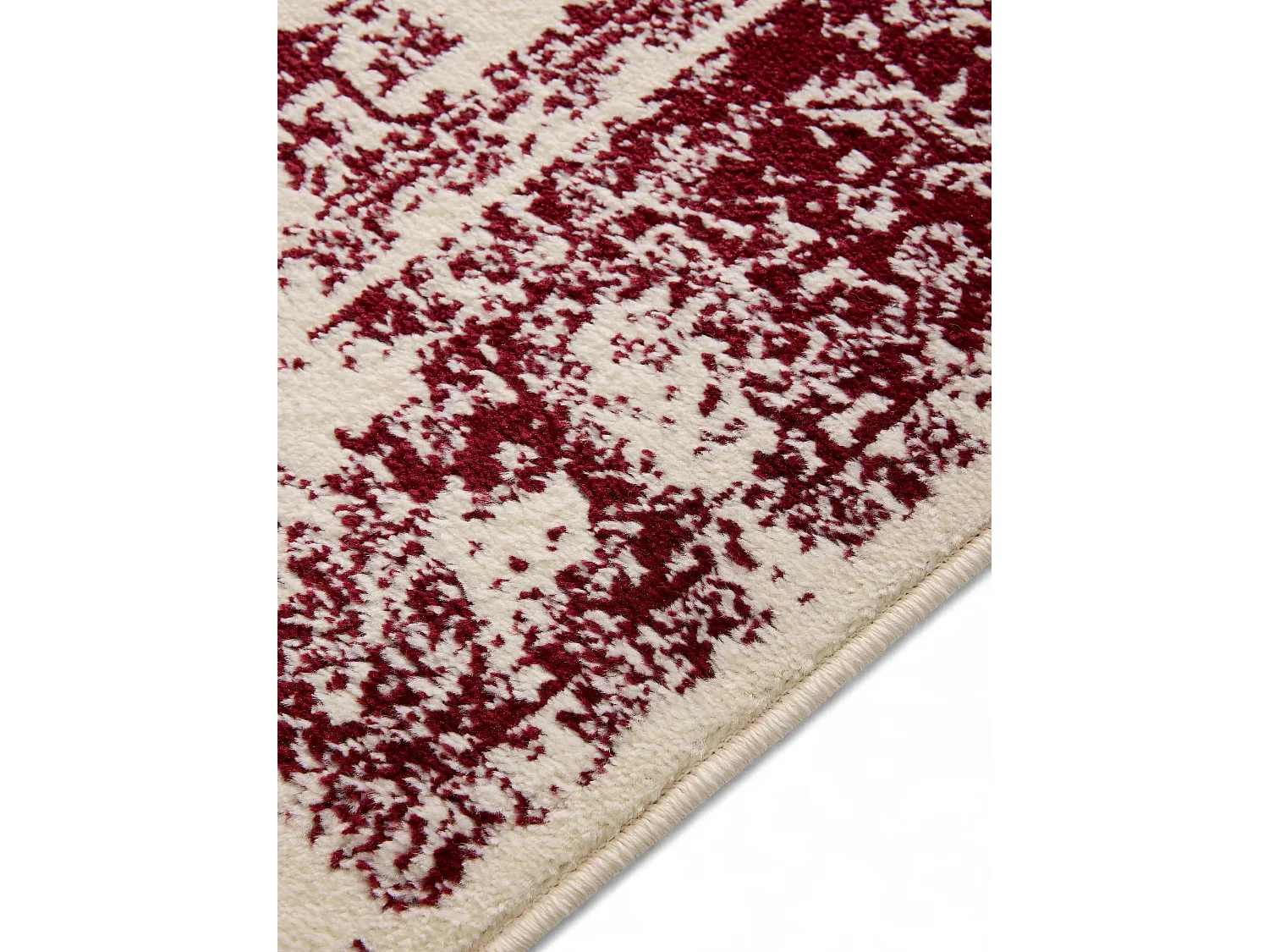 Tapis Suki Crème/Rouge 200x300 cm