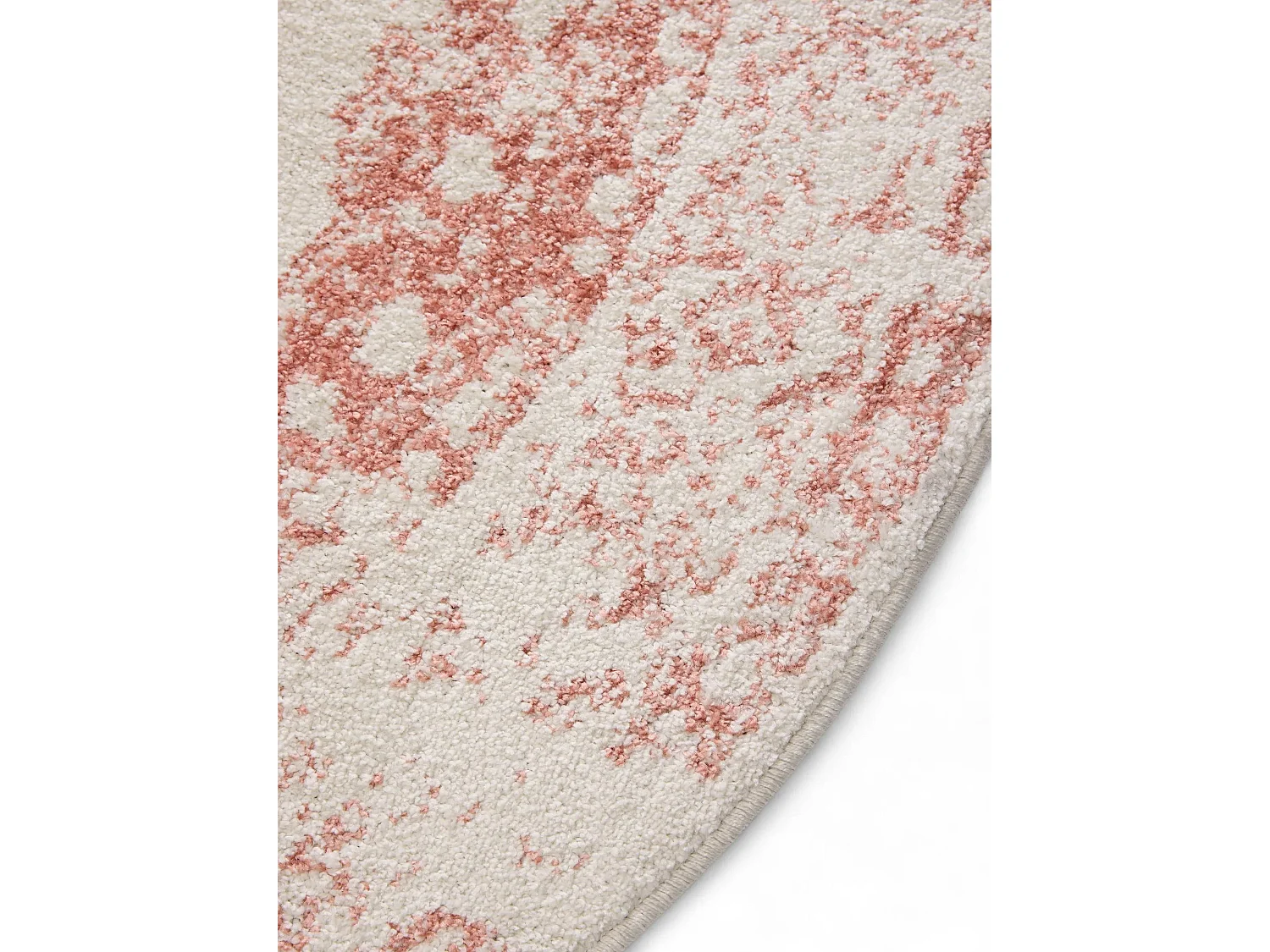 Tapis Sia Crème/Rose ø 160 cm rond