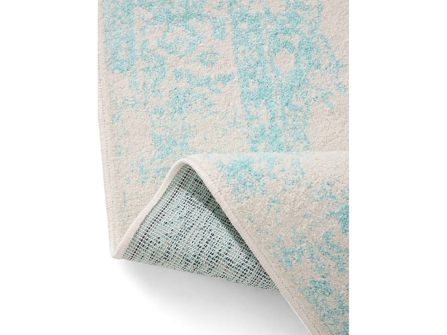 Tapis Sia Crème/Turquoise 80x150 cm