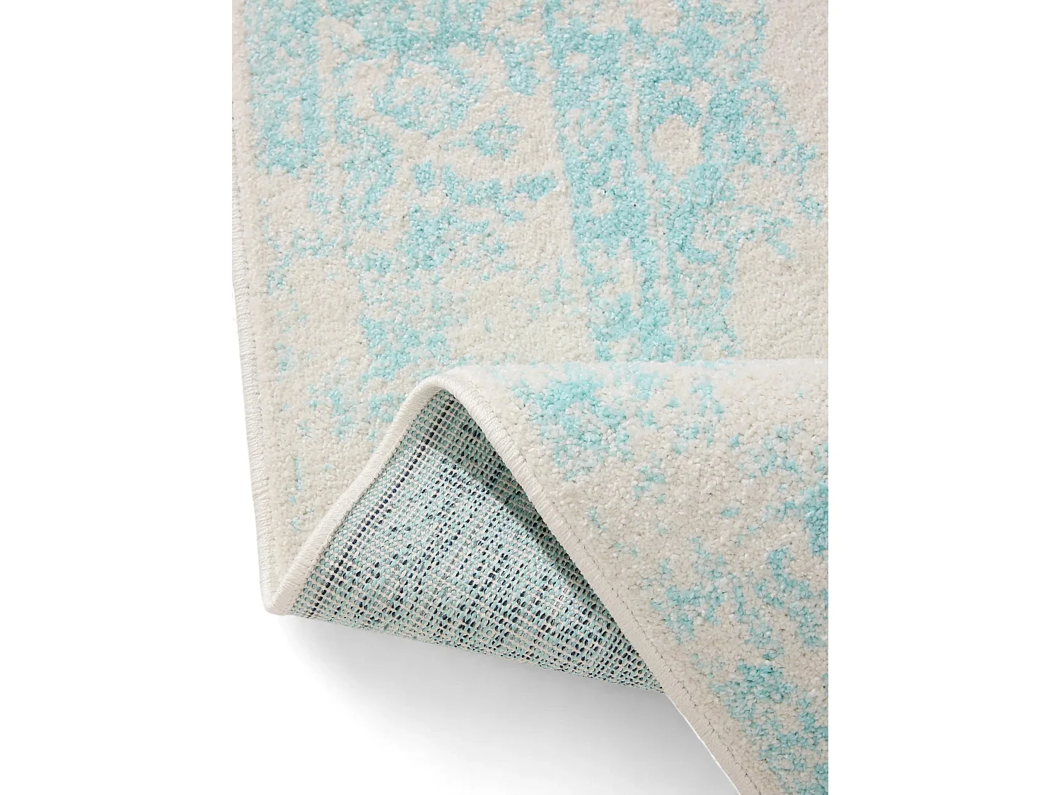 Tapis Sia Crème/Turquoise 80x150 cm