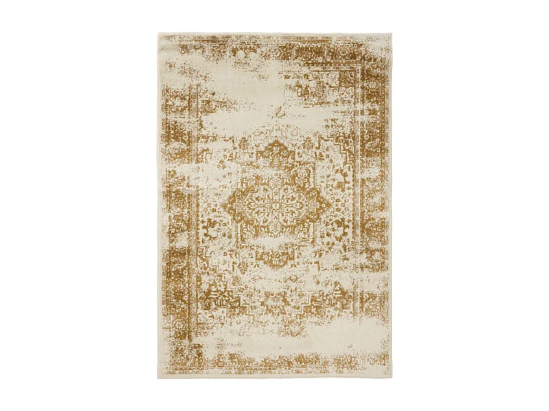 Tapis Suki Crème/Jaune 140x200 cm