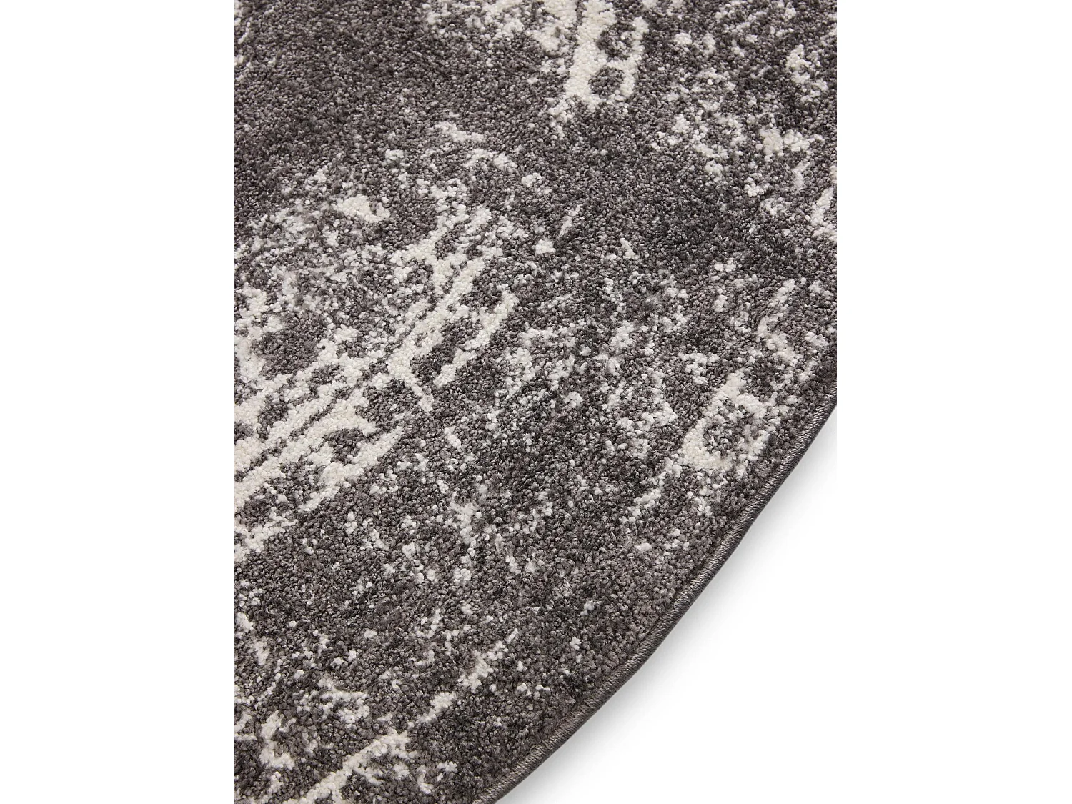 Tapis Sia Gris ø 160 cm rond