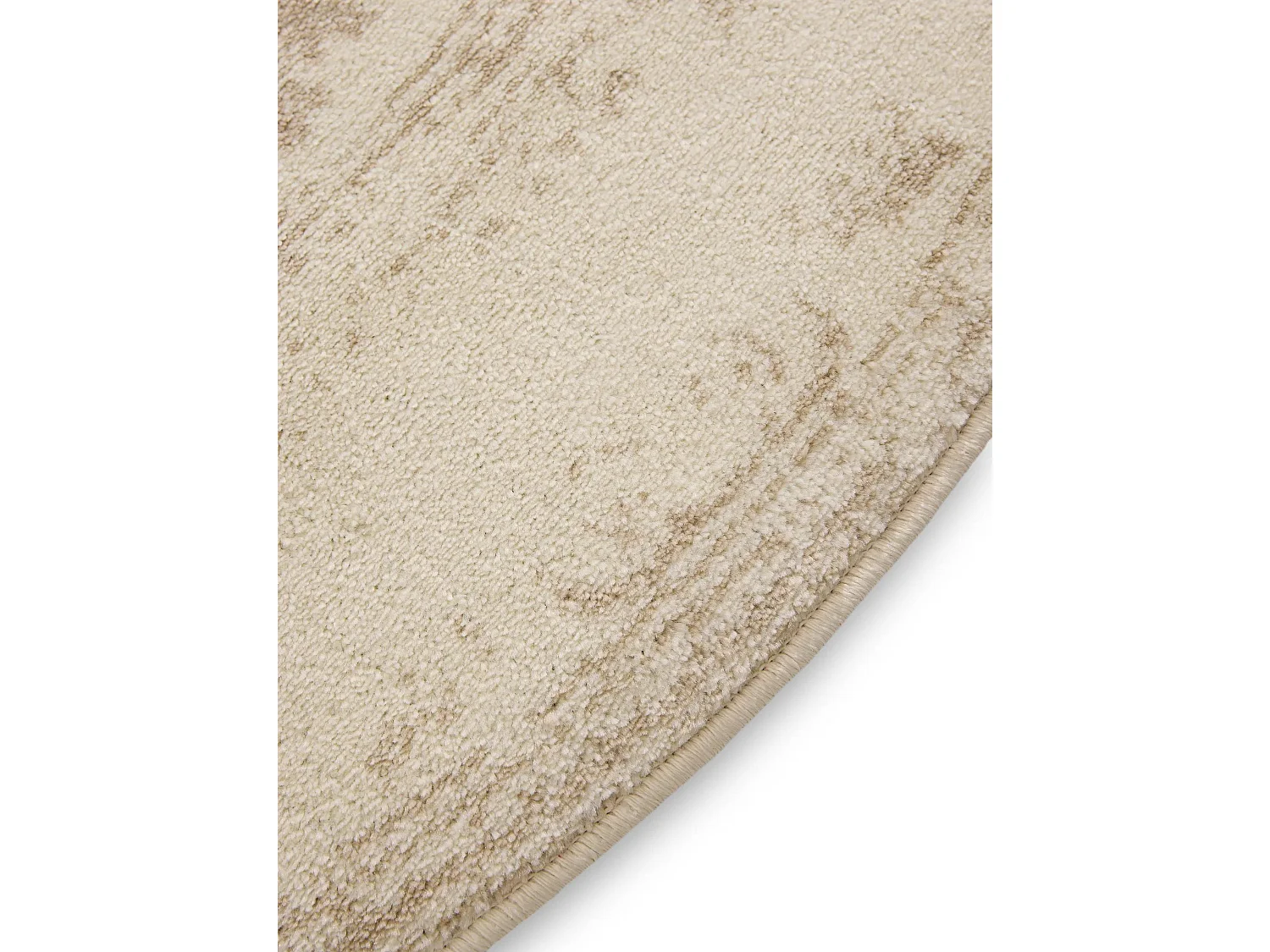 Tapis Suki Crème/Beige ø 160 cm rond