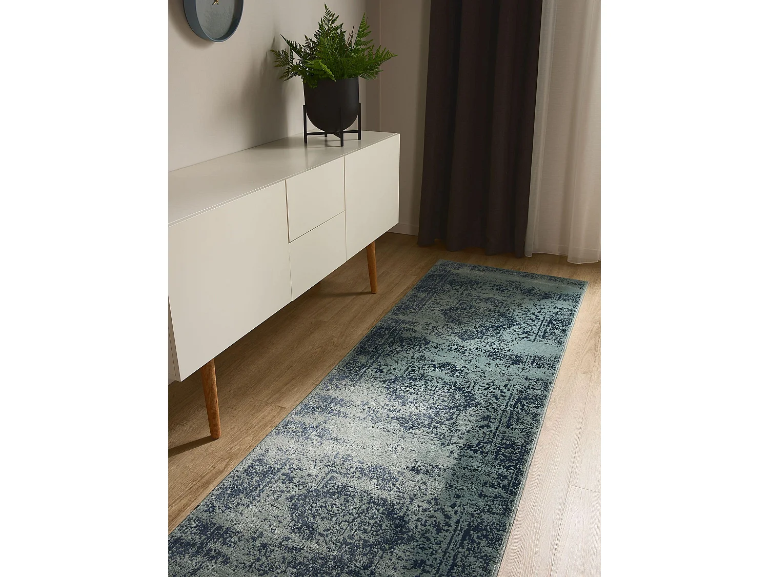 Tapis Suki Turquoise 80x240 cm