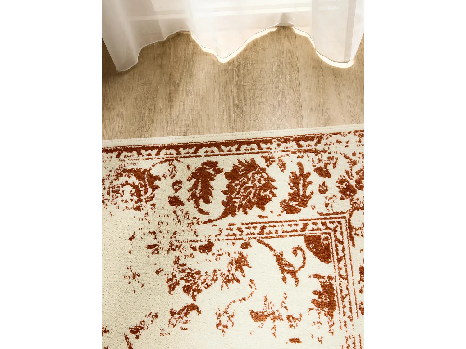 Tapis Suki Crème/Orange 240x340 cm