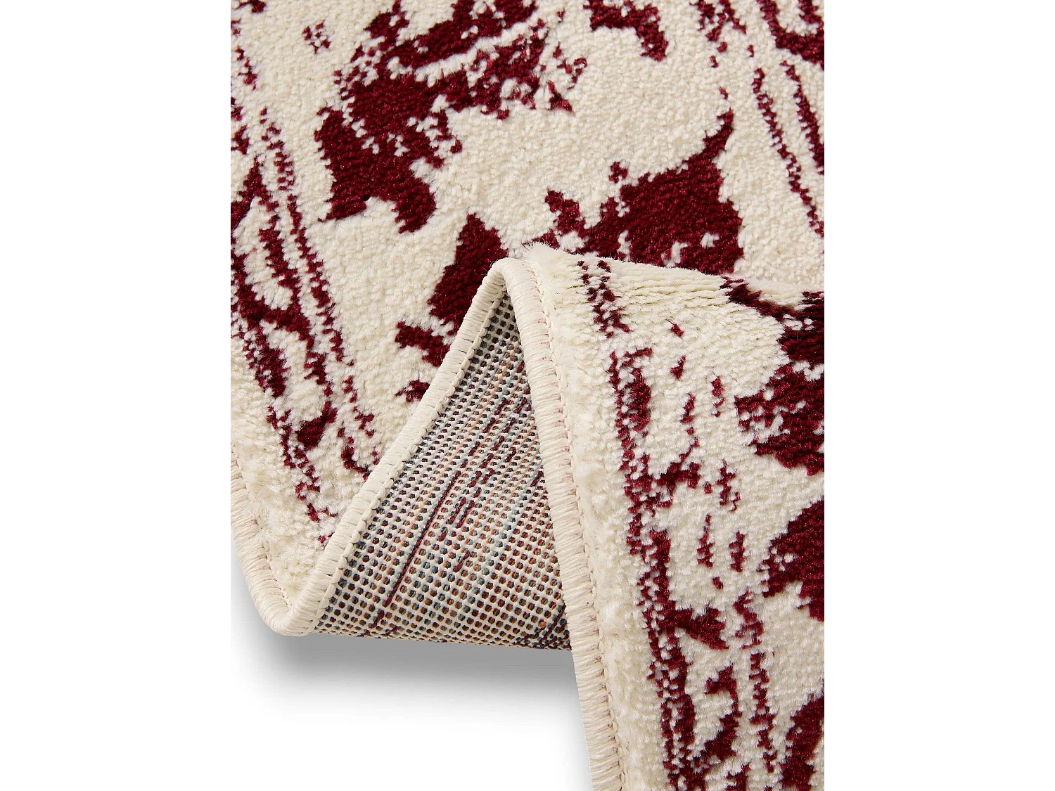 Tapis Suki Crème/Rouge 80x240 cm