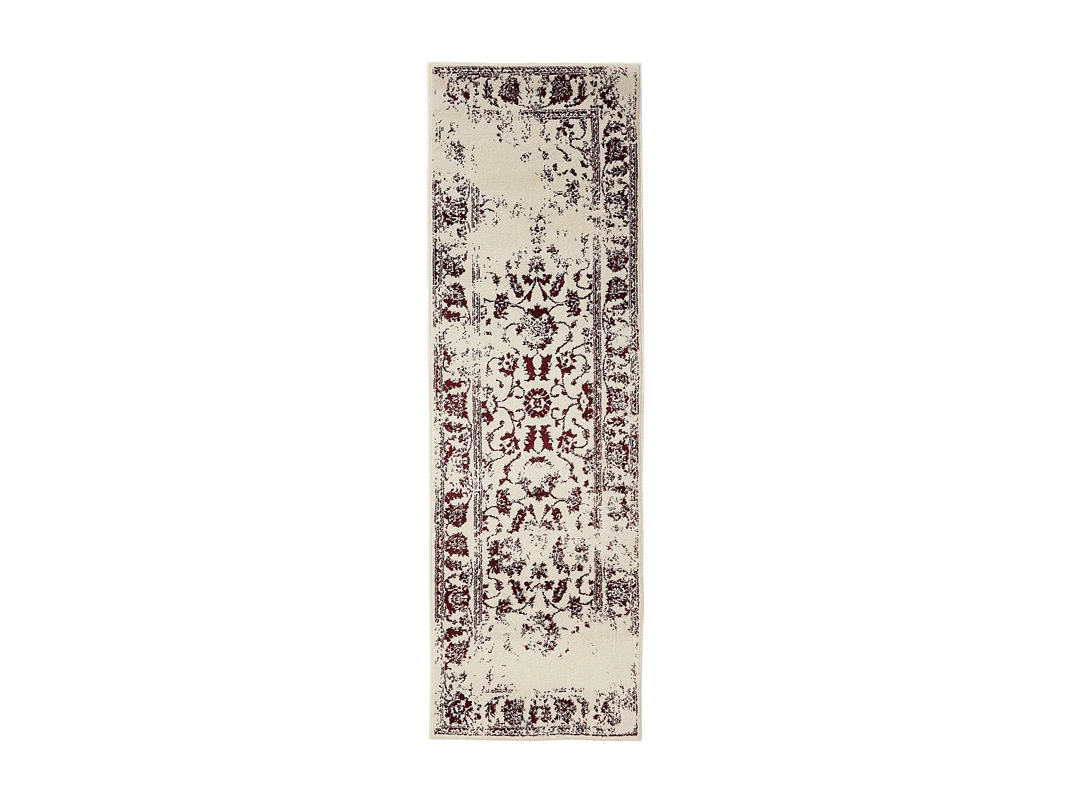 Tapis Suki Crème/Rouge 80x240 cm