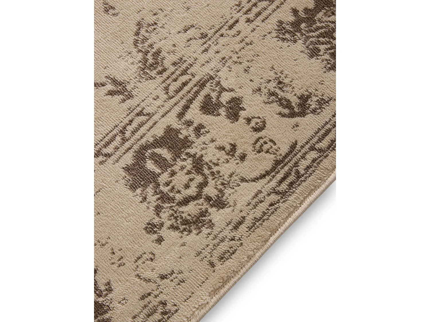 Tapis Suki Crème/Marron 120x170 cm