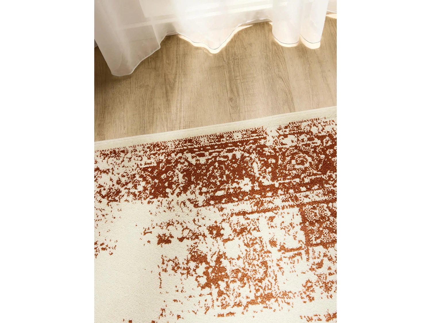 Tapis Suki Crème/Orange 140x200 cm