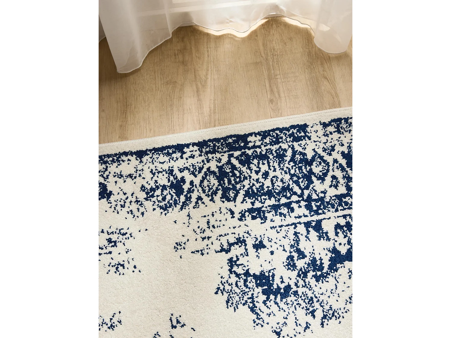 Tapis Sia Crème/Bleu 240x340 cm