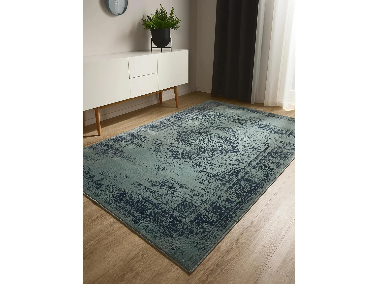 Tapis Suki Turquoise 200x300 cm