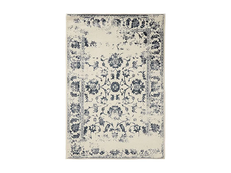 Tapis Suki Crème/Bleu 140x200 cm