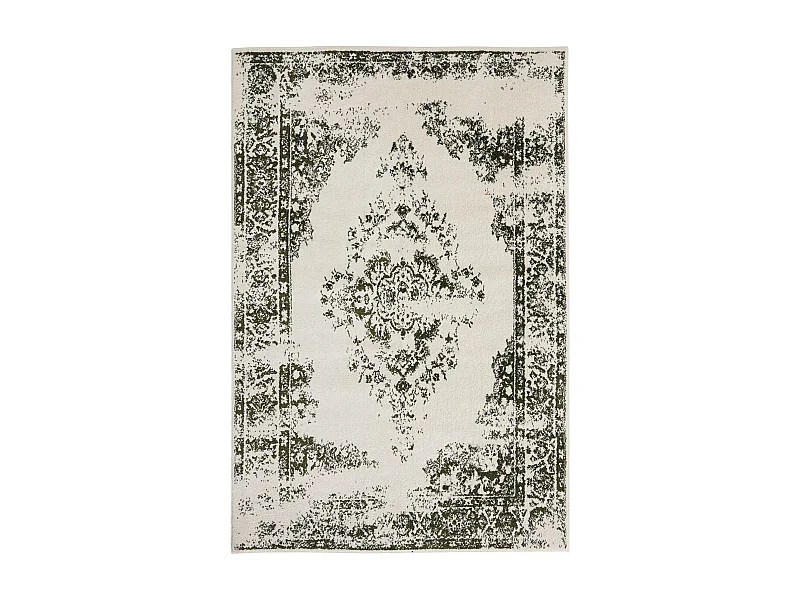 Tapis Sia Crème/Vert 160x230 cm