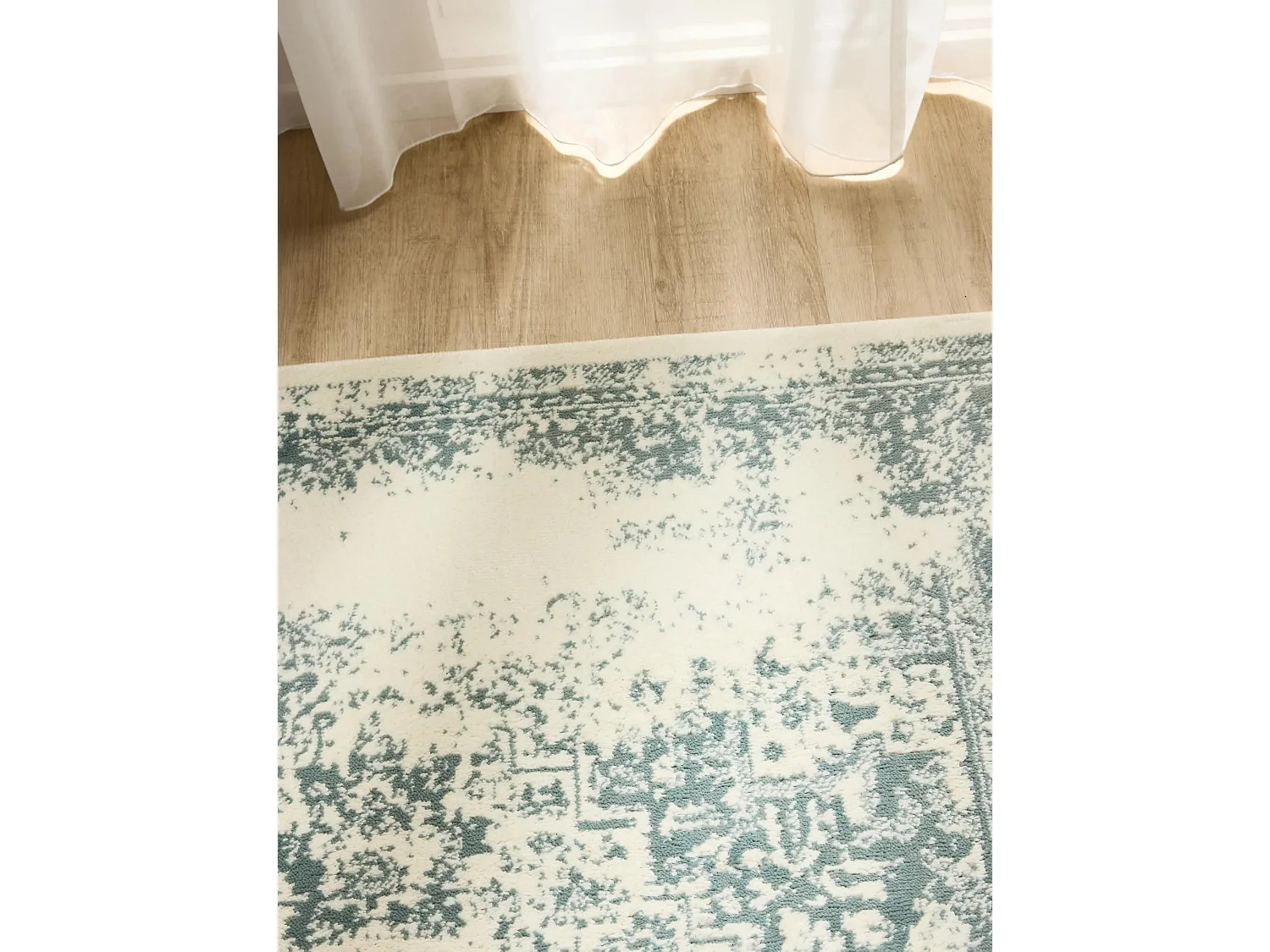 Tapis Suki Crème/Menthe 80x150 cm