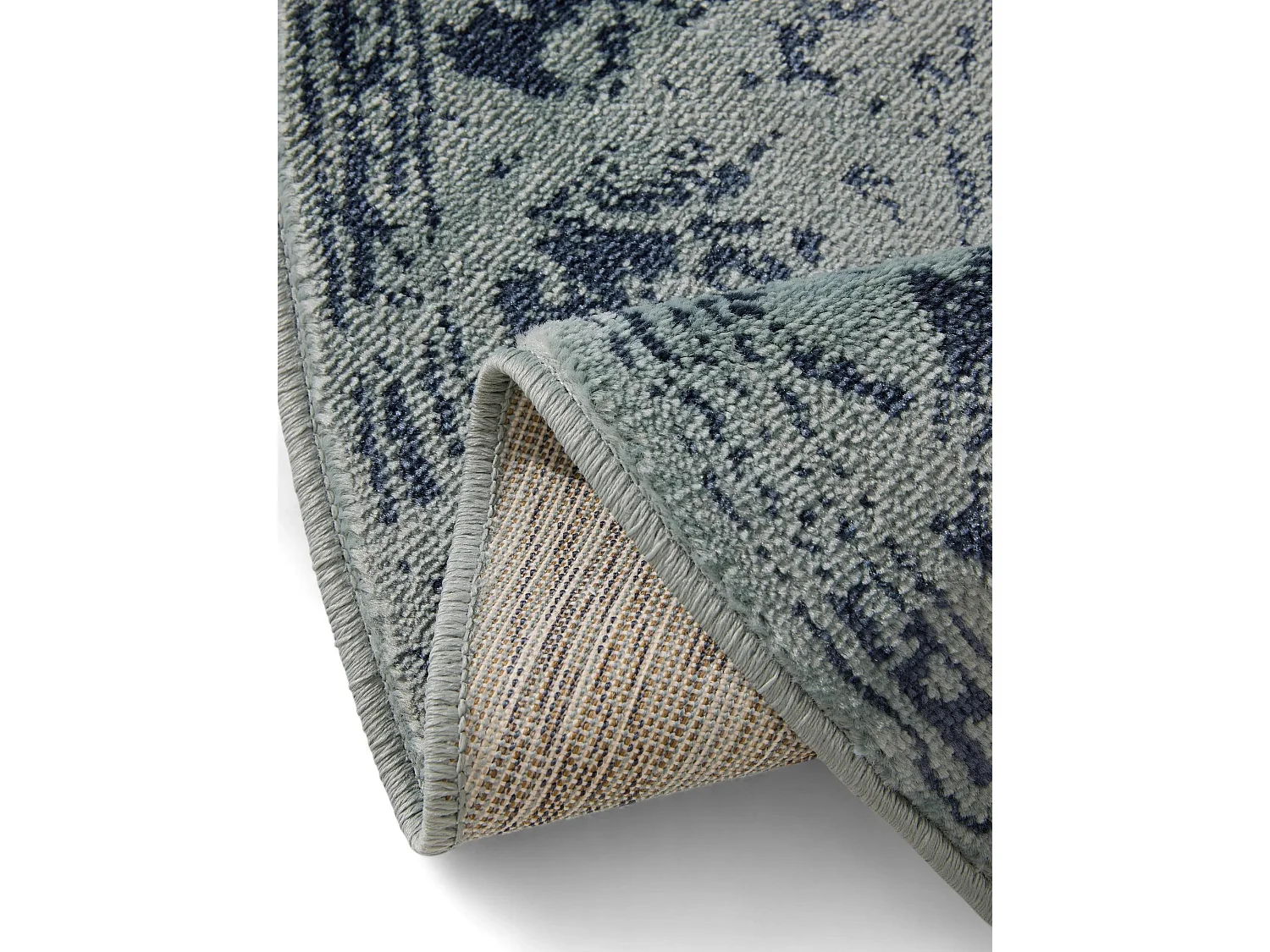 Tapis Suki Turquoise ø 160 cm rond