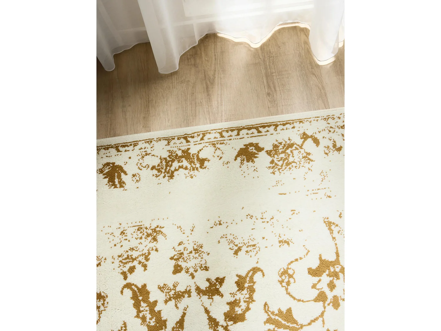 Tapis Suki Crème/Jaune 200x300 cm