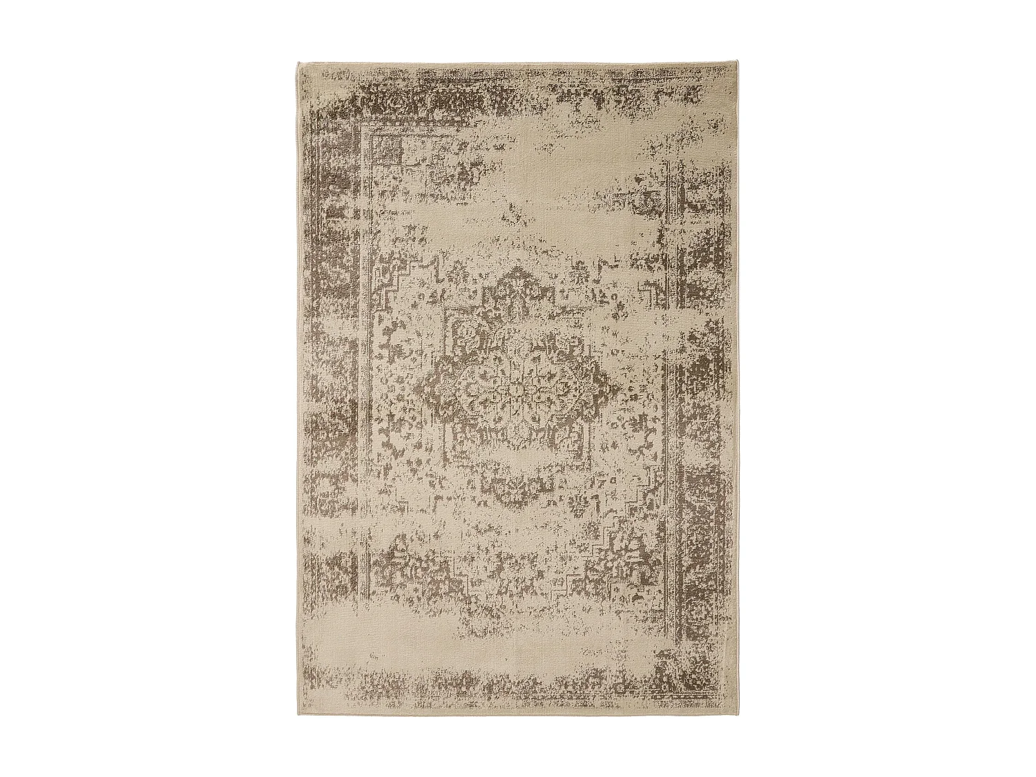 Tapis Suki Crème/Marron 140x200 cm