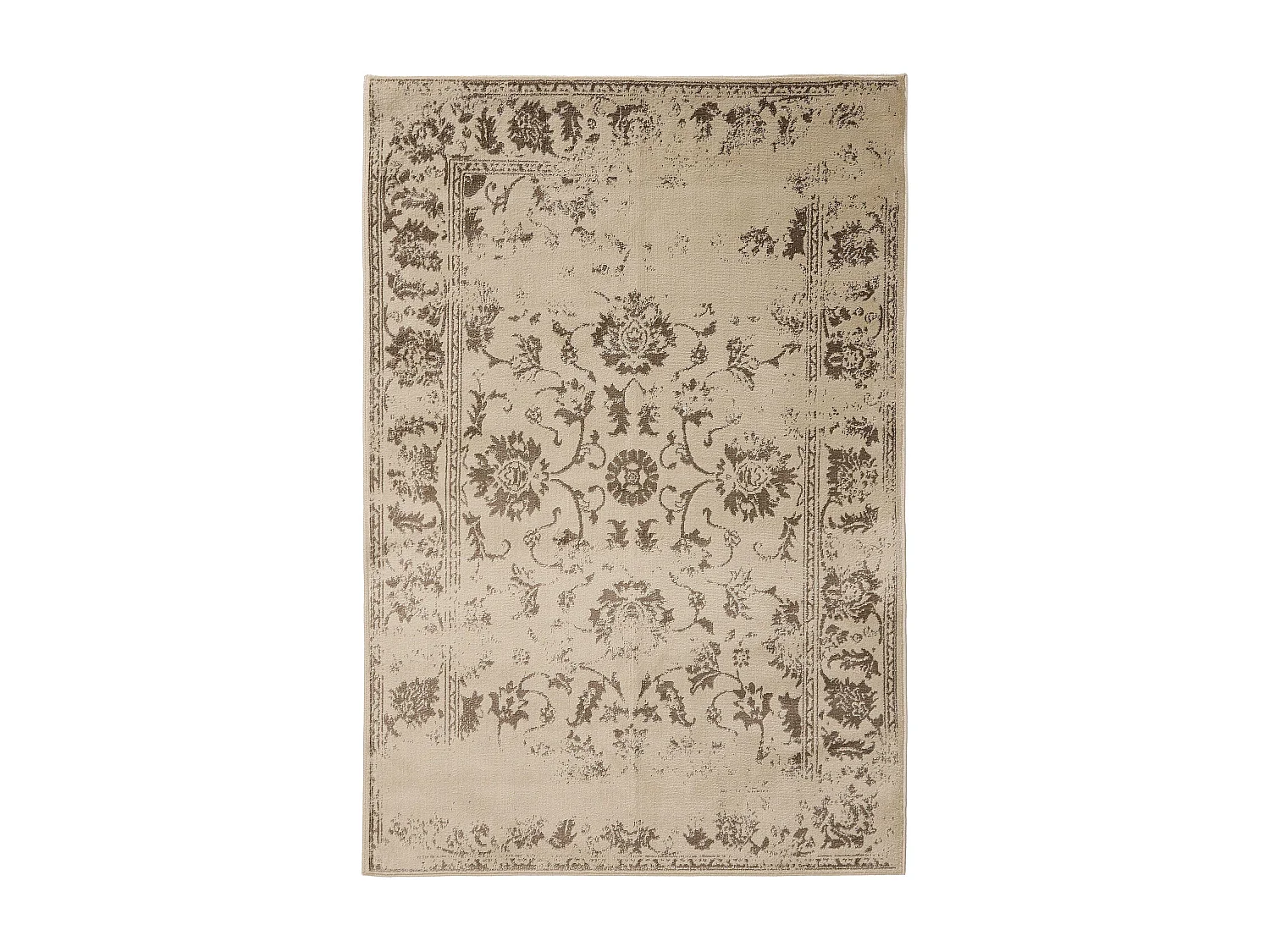 Tapis Suki Crème/Marron 140x200 cm