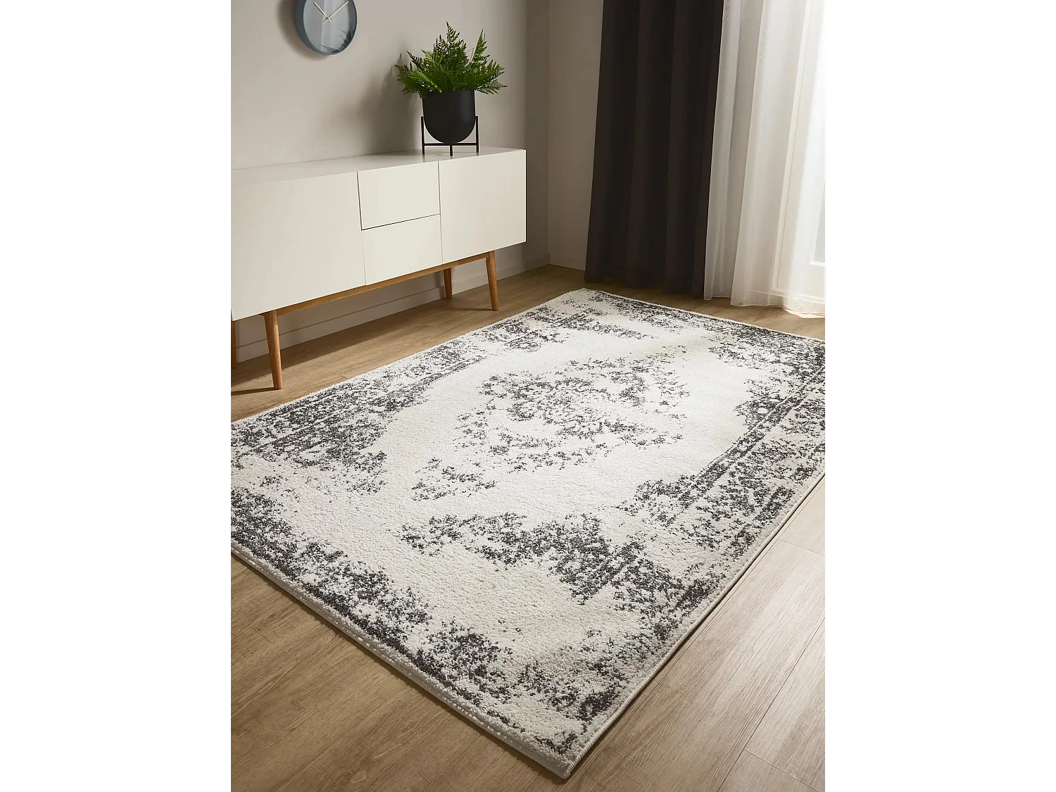 Tapis Sia Crème/Gris 120x170 cm