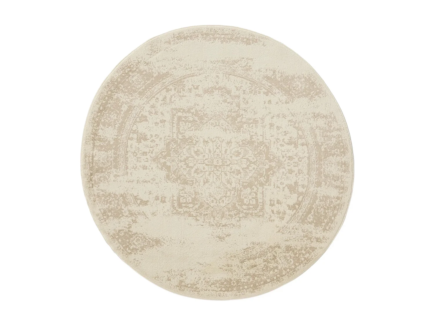 Tapis Suki Cream/Beige ø 160 cm rond
