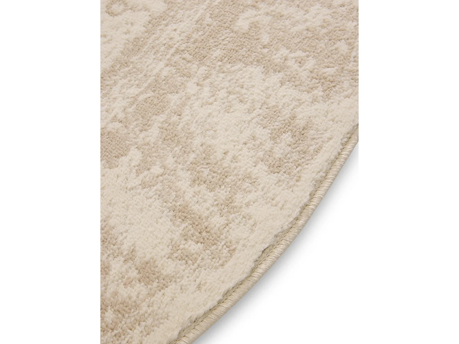 Tapis Suki Cream/Beige ø 160 cm rond
