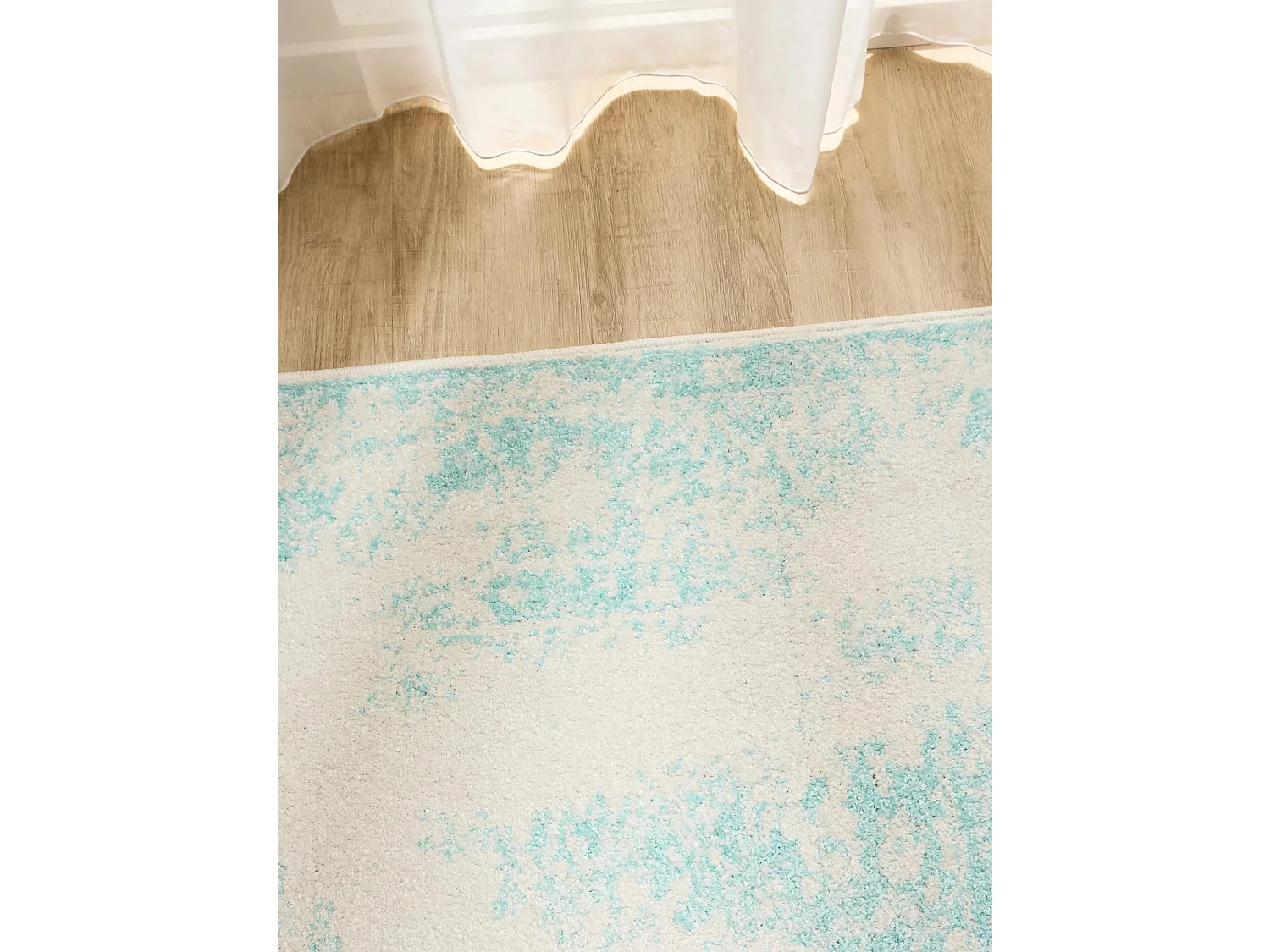 Tapis Sia Crème/Turquoise 120x170 cm