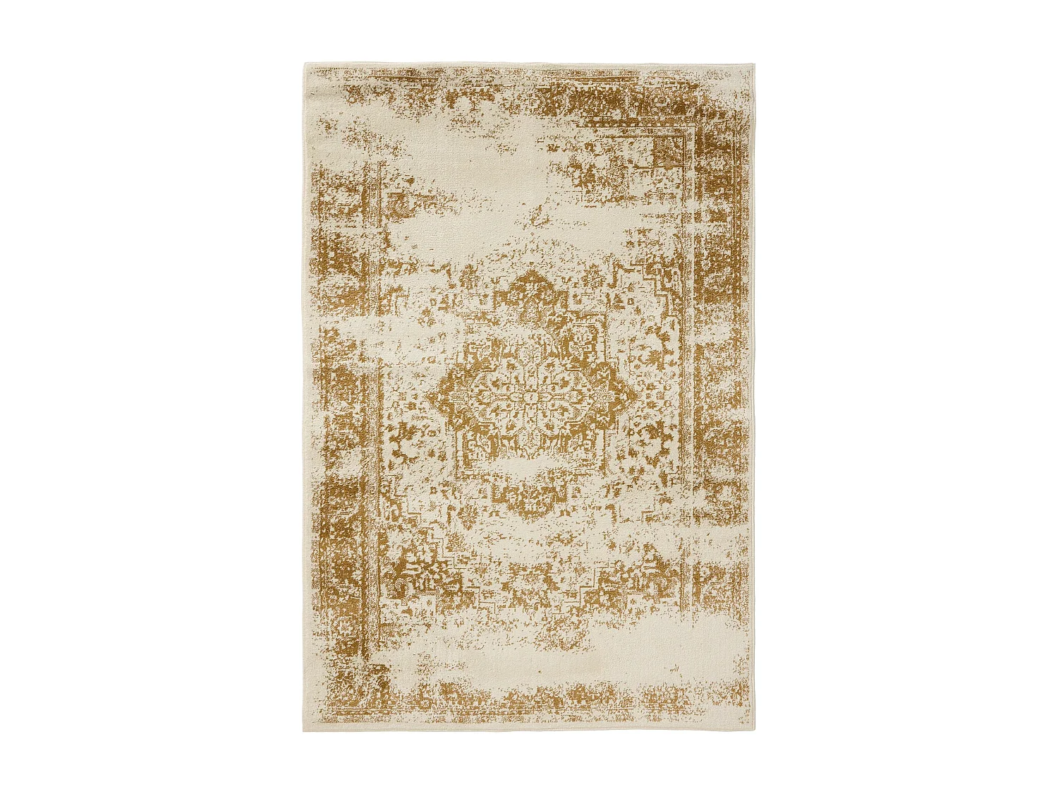 Tapis Suki Crème/Jaune 80x150 cm