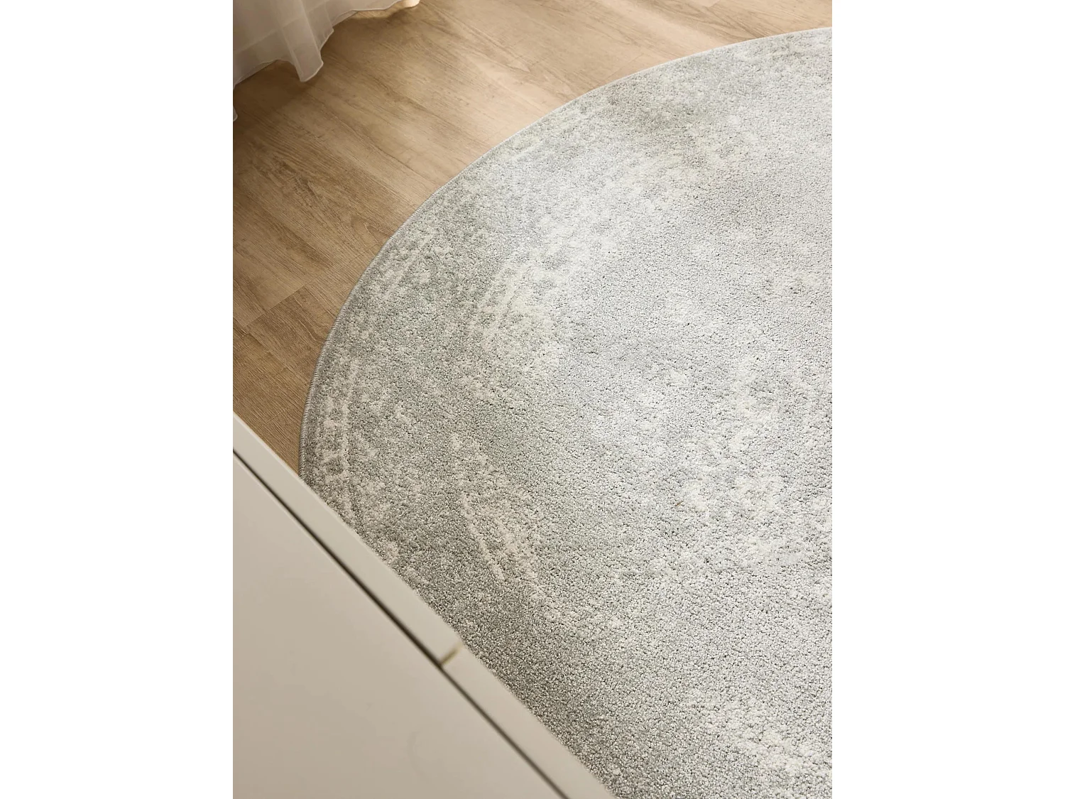 Tapis Sia Taupe ø 120 cm rond