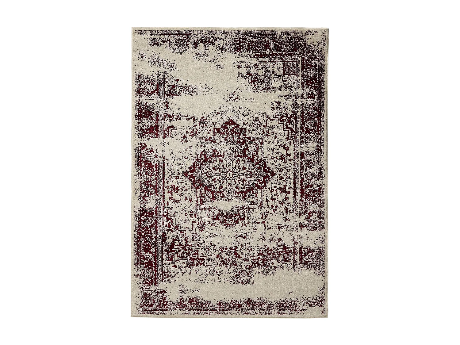 Tapis Suki Crème/Rouge 240x340 cm