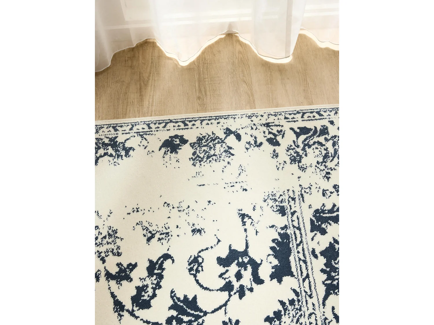 Tapis Suki Crème/Bleu 160x230 cm