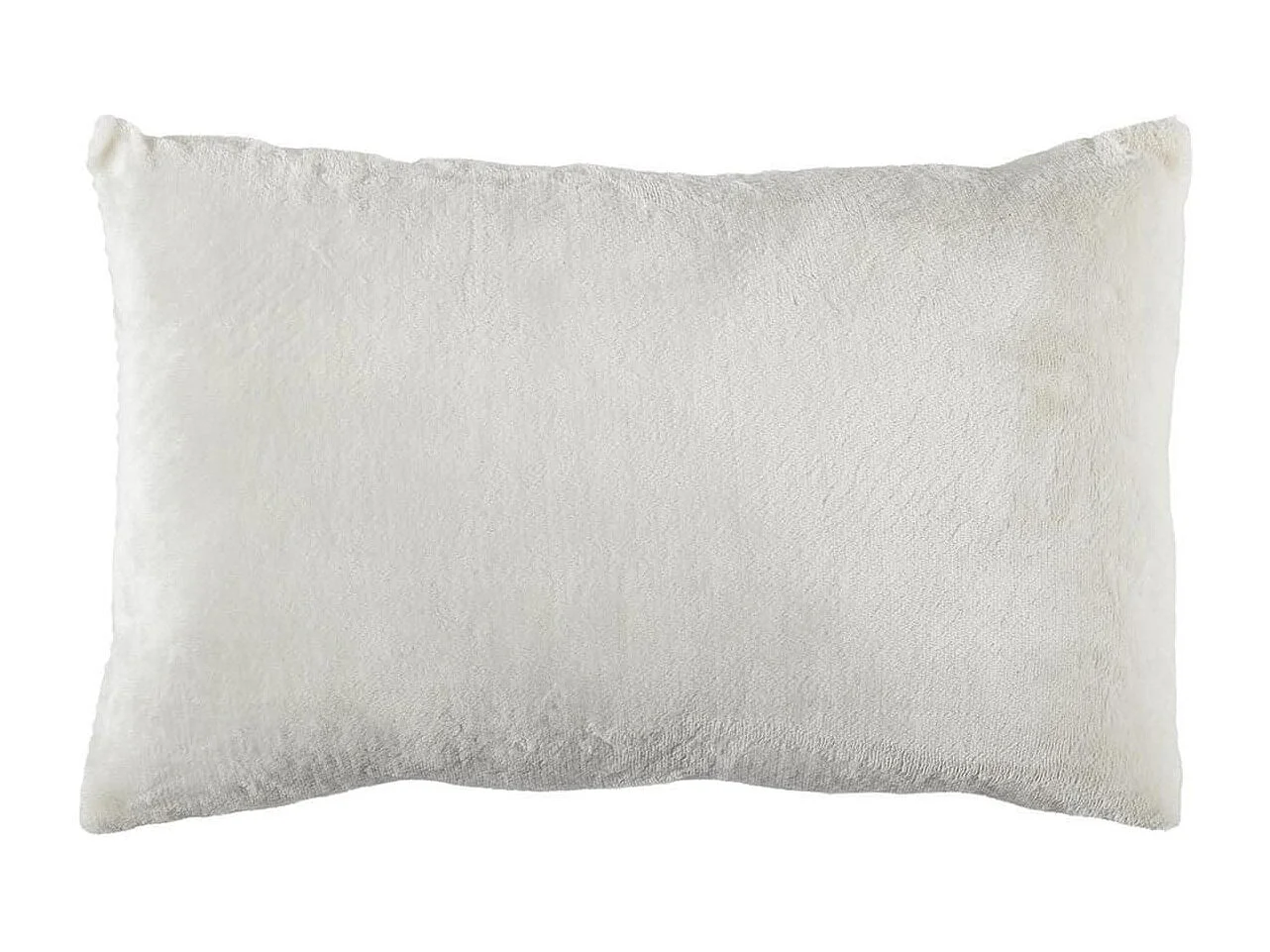 Coussin Rectangulaire Flanelle Côtelée 30x50cm, Doux et Lavable en Machine - WILUS