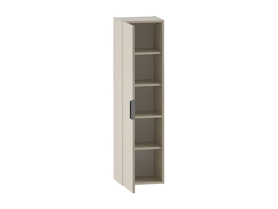 Ensemble meuble simple vasque 80cm 2 niches et colonne Astrid Cachemire et bois
