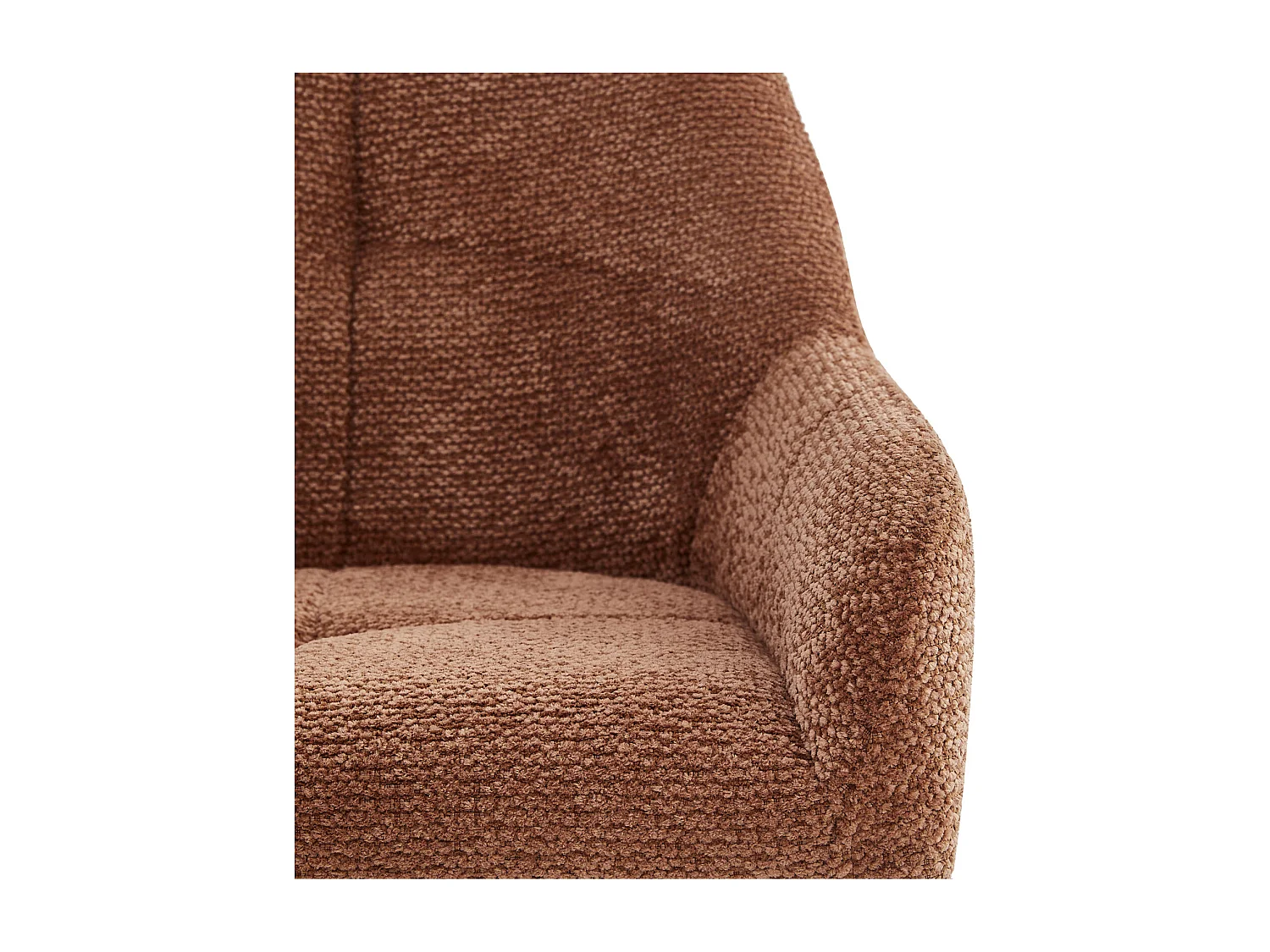 LEA-Silla de bar de tela Ikon Terracotta (x2)