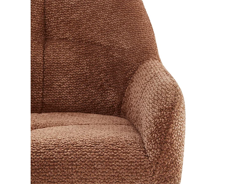 LEA-Silla de bar de tela Ikon Terracotta (x2)