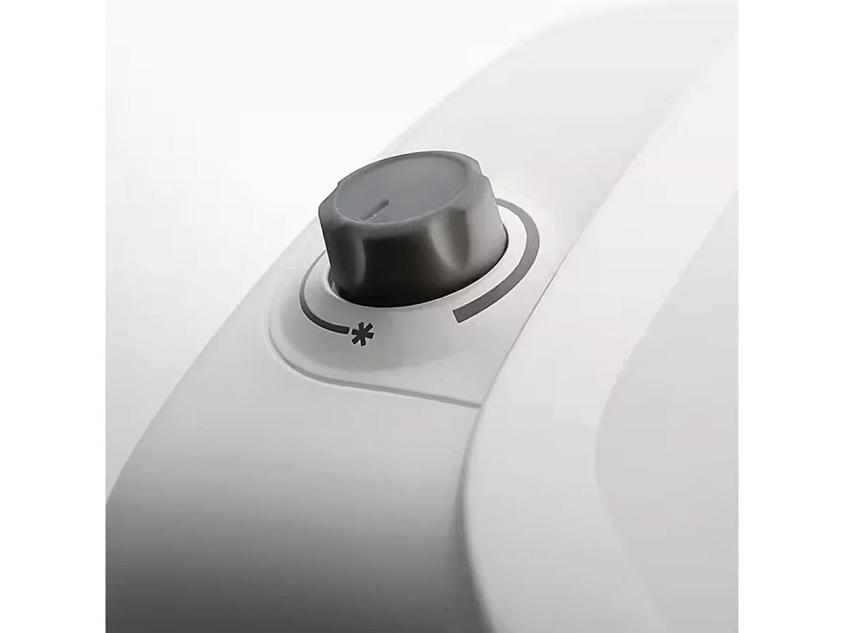 Chauffage soufflant DeLonghi HVY1020WH 2000W avec poignée, protection IP21, thermostat sécurité, compact et portable