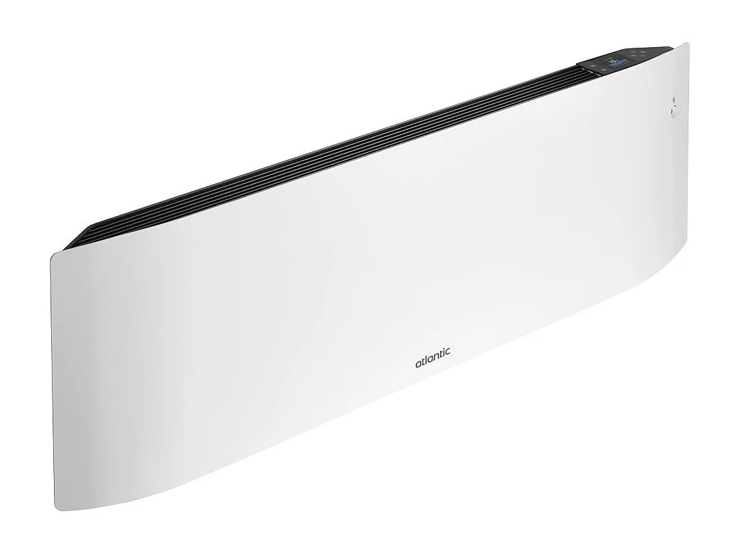 Radiateur digital DIVALI NEO 1000W plinthe blanc carat – ATLANTIC 507674