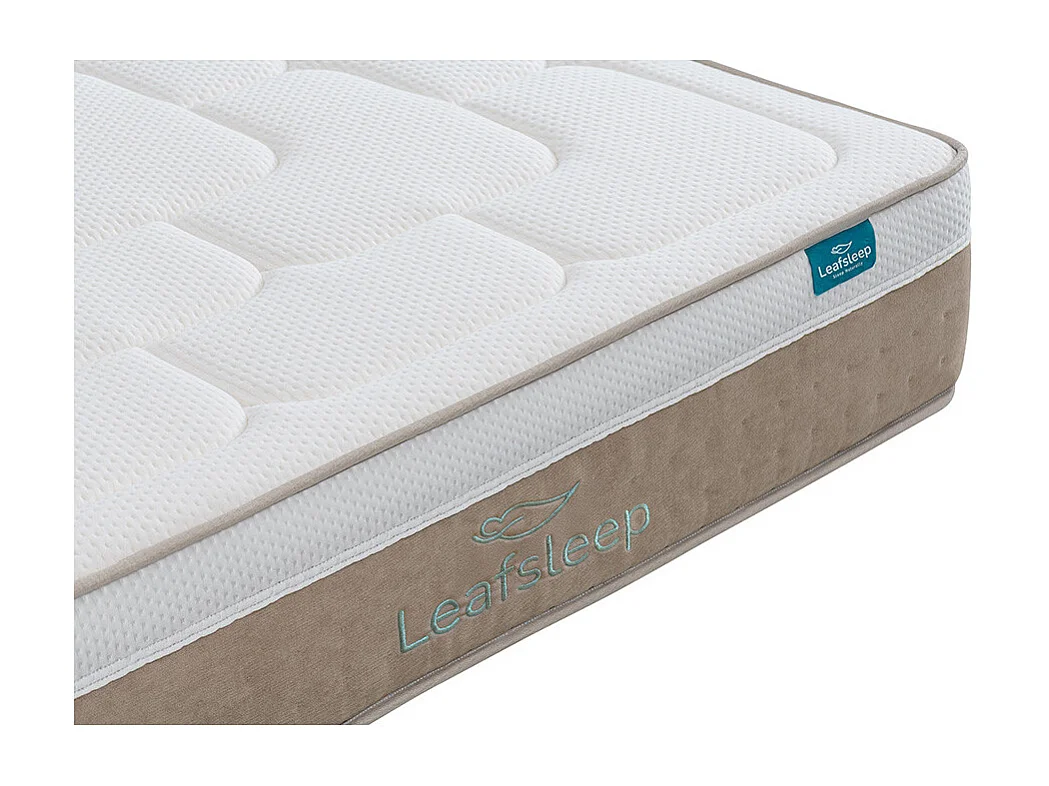 Leafsleep Colchón Nature Cloud Cotton — algodón y Tencel respirables, confort fresco y duradero para piel sensible.