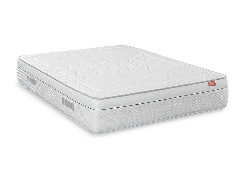 Mercado do Colchão Matelas Royal Deluxe Premium — Mousse HR et viscoélastique, haute respirabilité, hauteur 30 cm.