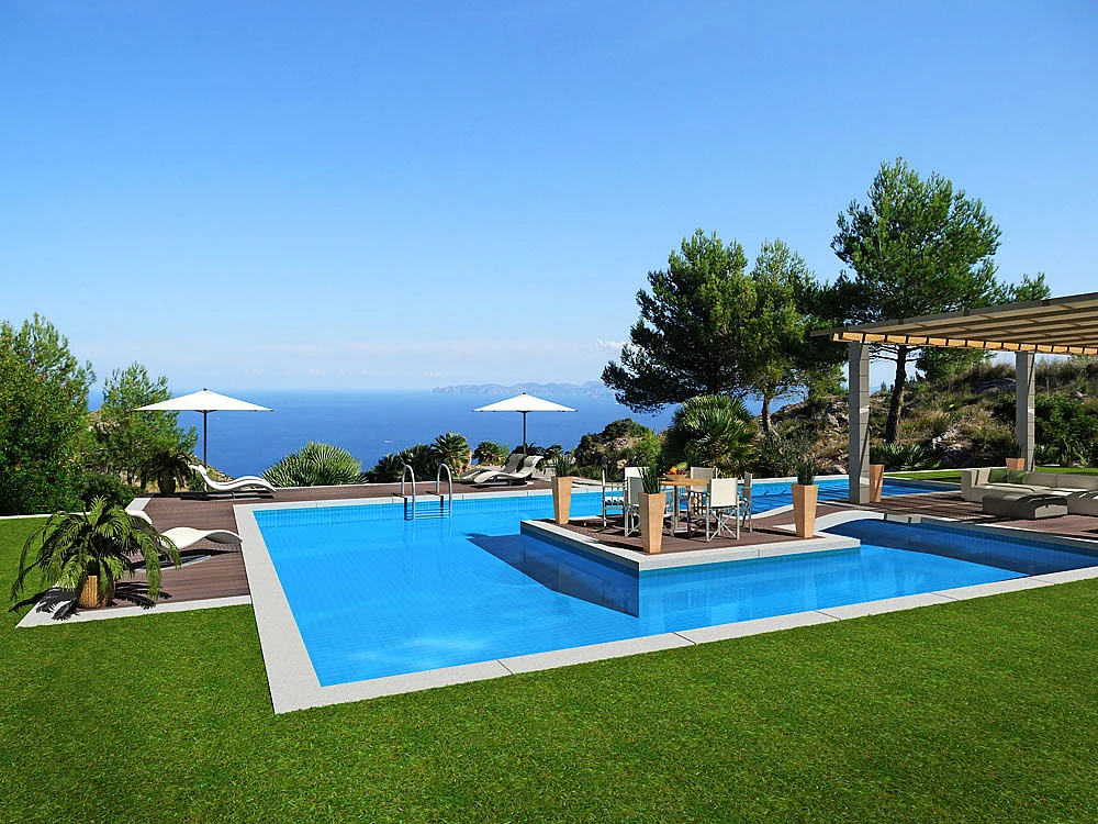 Kunstgras VERDI 3 - 10 m², 30 mm, 3 Kleuren, UV-bestendig, Polypropyleen & Polyethyleen