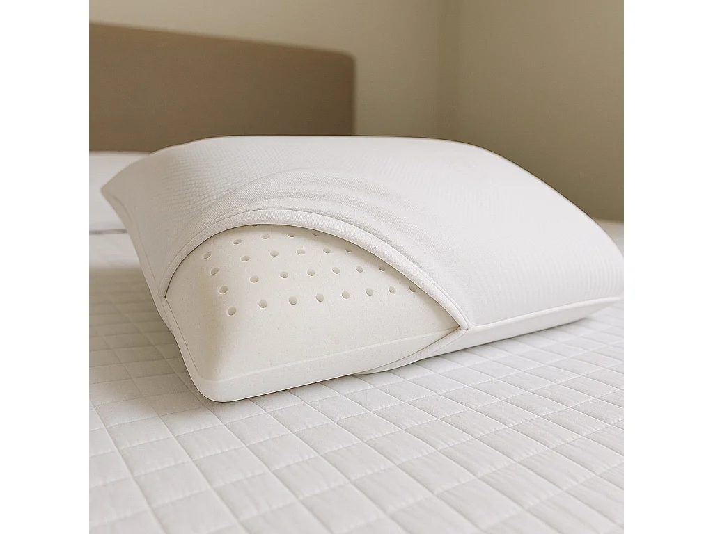 Almofada Viscoelástica Perfurada Indream, Firme 60x40x12 cm.