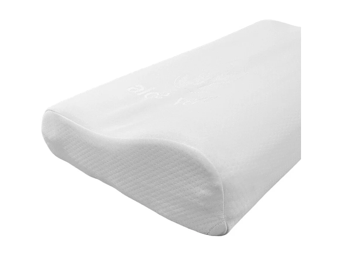 Almofada cervical viscoelástica Indream assimétrica 70 x 40 x 12 cm.