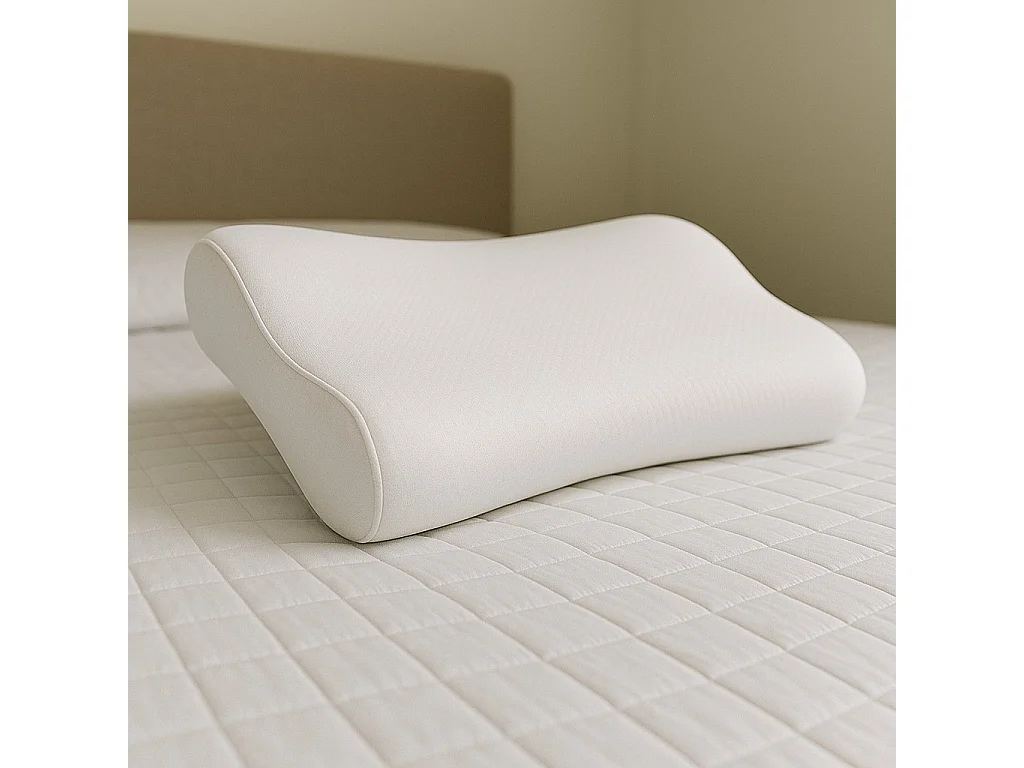 Almofada cervical viscoelástica Indream assimétrica 70 x 40 x 12 cm.