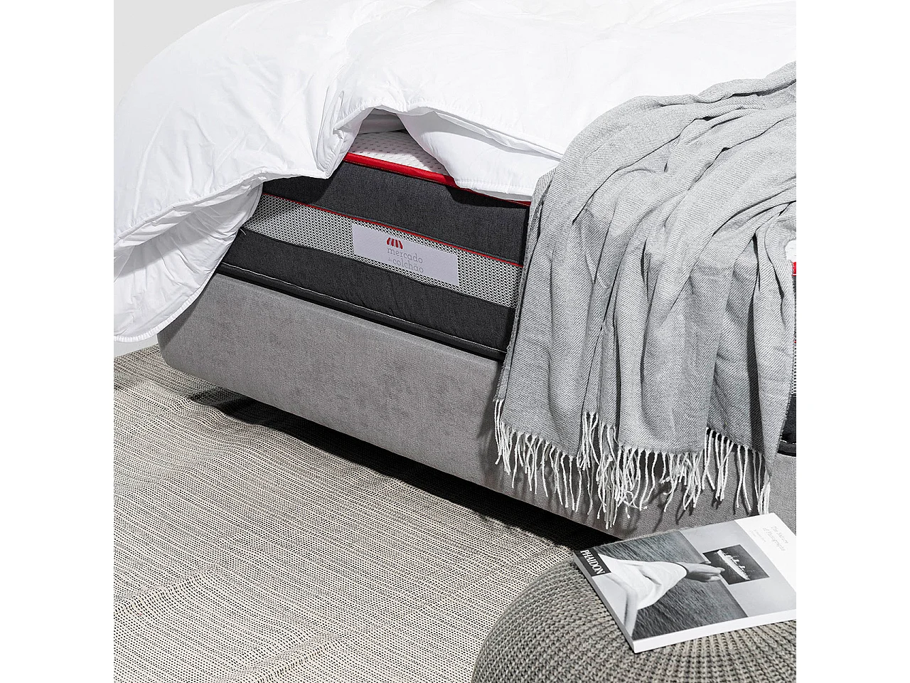 Colchón Zen Gel Resortes Bonnel 140x200 cm – Soporte equilibrado, Oeko‑Tex.