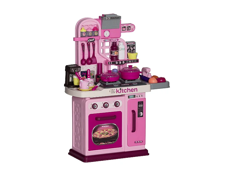 Cuisine enfant jouet d'imitation effets sonores lumineux nombreux accessoires rose