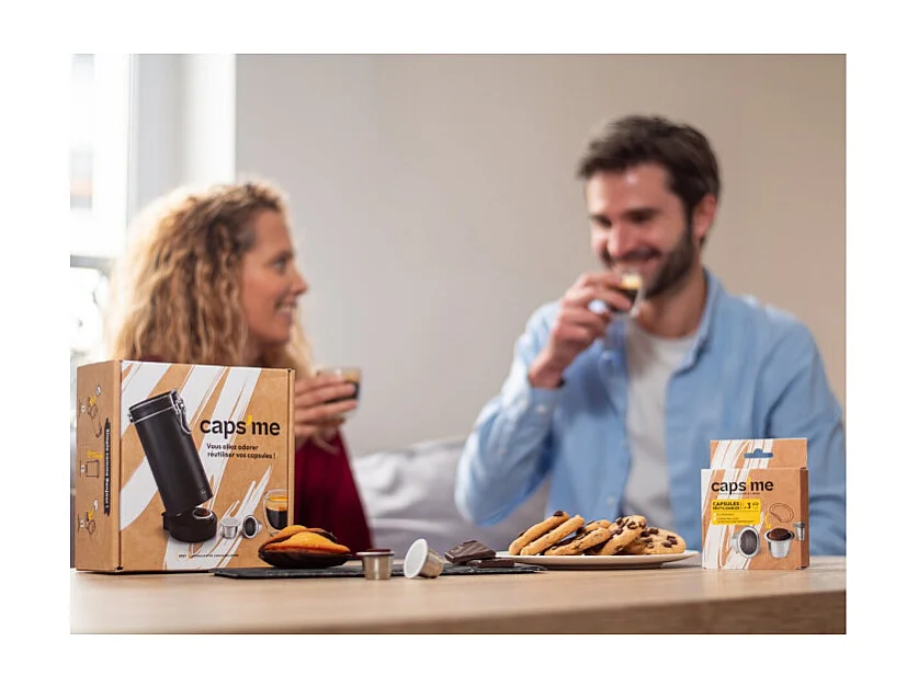 Capsule café Caps Me 3 capsules de cafe reutilisables CAPS ME compatibles Nespresso